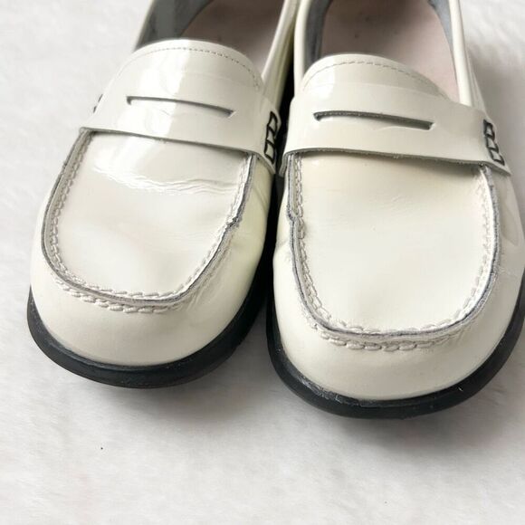 Birkenstock Saitama Penny Loafer White Patent Leather Size EU 40 US 9-9.5 Medium - Picture 6 of 9